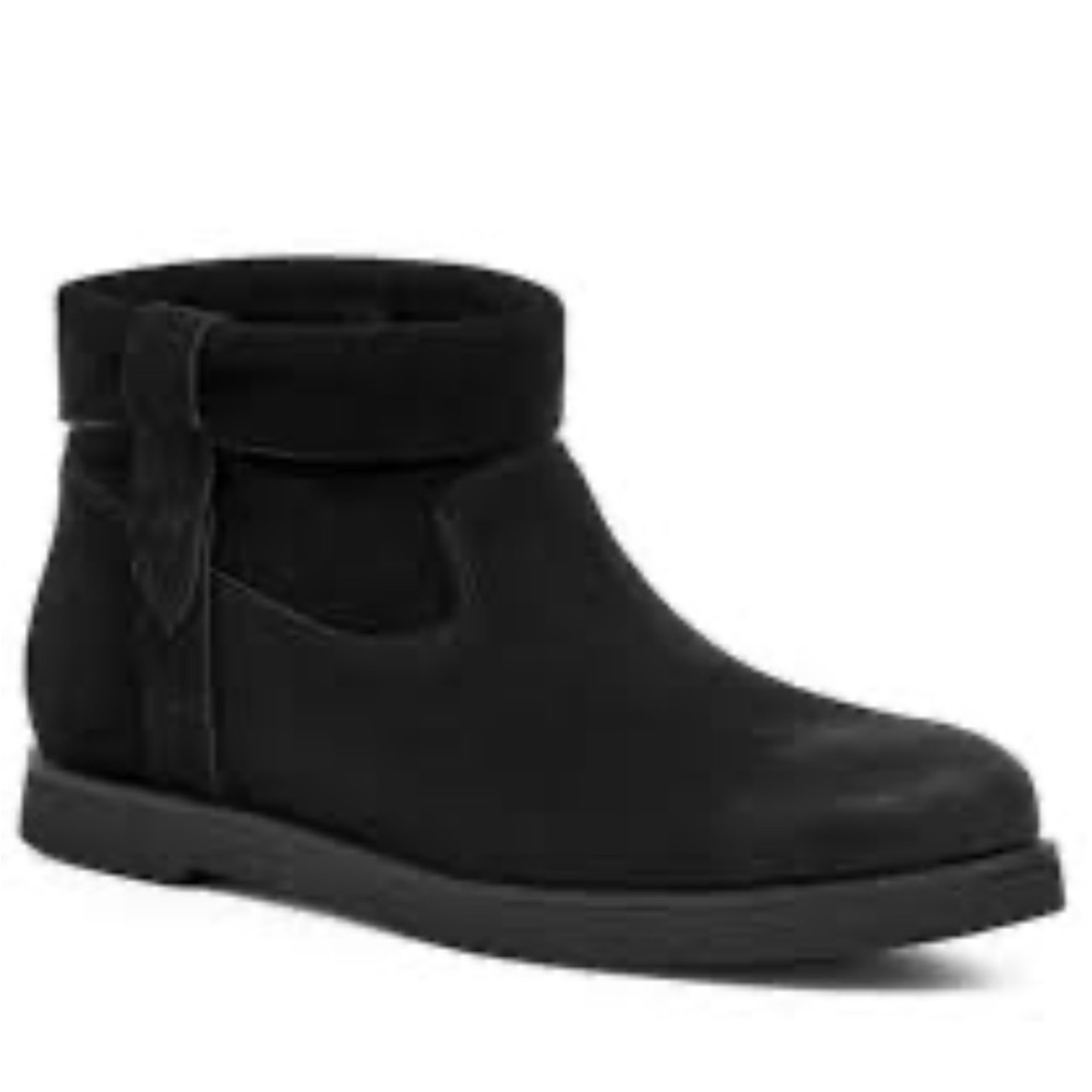 UGG Women's Josefene Cuff Boot
Black‎ Suede Zip Pull On Bootie